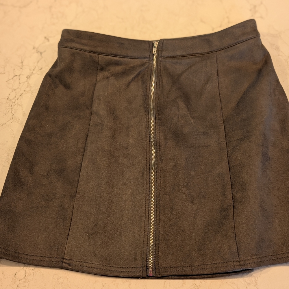 Charlotte Russe Charcoal Mini Skirt